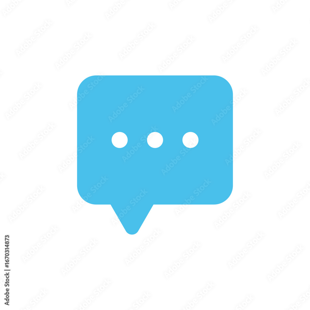 Poster chat icons. chatting speech bubble symbol icon set . comment icon button . message talk bubble, comm