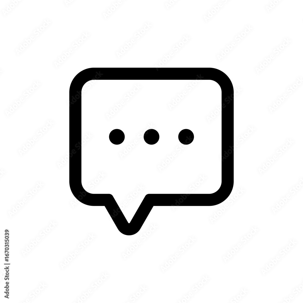 Poster chat icons. chatting speech bubble symbol icon set . comment icon button . message talk bubble, comm