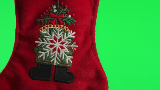 christmas stocking with gifts