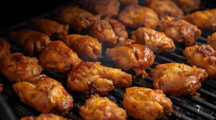Obraz premium grilled chicken wings