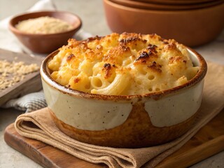 Delicious Baked Macaroni and Cheese A Classic Comfort Food Dish for Your Culinary Enjoyment