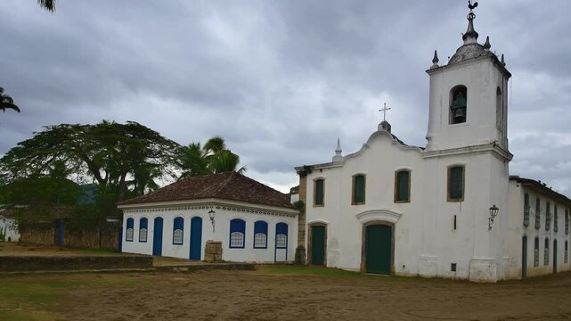 Nossa Senhora das Dores Church, Paraty, Brazil, South America