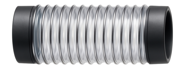 Polyurethane flexible duct designed for abrasion resistance in dust collection systems.