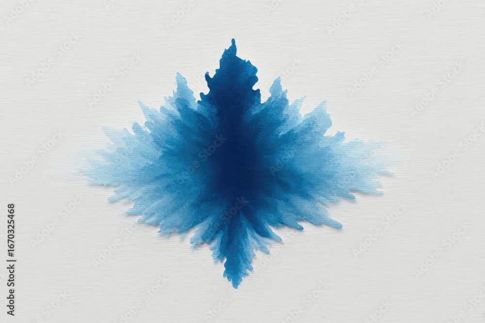 Poster dynamic blue splash radiates from central point, creating striki