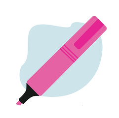 Office pen and art tool for underlining, calligraphy and highlighting text. 