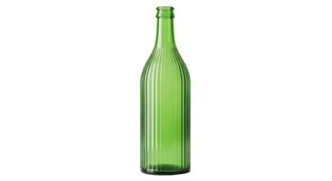 Isolated Green Bottle
