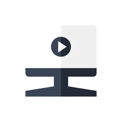 Video play button icon