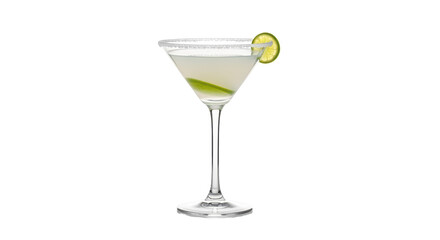 Isolated Margarita Cocktail, Classic Alcoholic Drink
