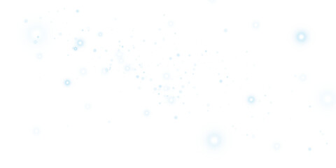 Blue Sparkles with Shimmering Dust and Glowing Light Effect
