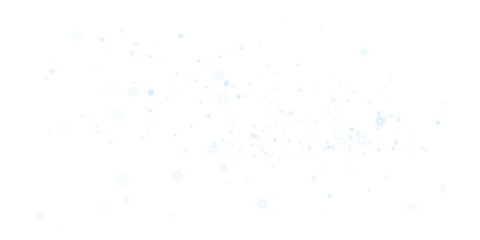 Blue Sparkles with Shimmering Dust and Glowing Light Effect
