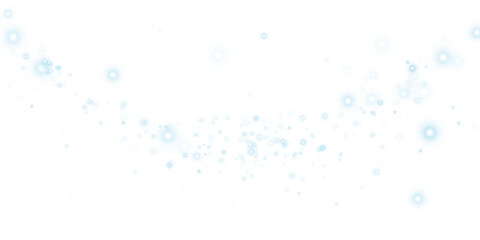 Blue Sparkles with Shimmering Dust and Glowing Light Effect
