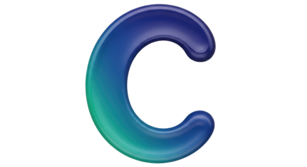 Isolated Letter C