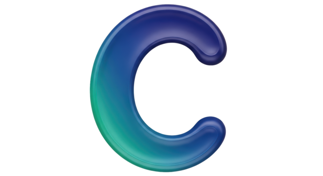 Isolated Letter C