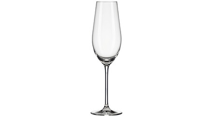 Isolated Champagne Glass
