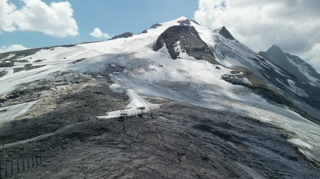 la grande motte, glacier, tignes, french alps, france