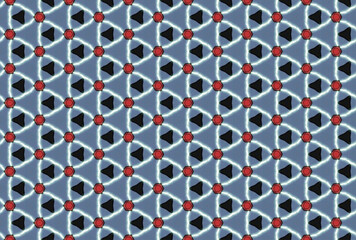 Seamless Fabric Cloth Digital Geometric Art Luxury Background Interior Textile Texture Template Shape Visual Symmetric Perspective Design Graphic Endless Wallpaper Tile Decoration Fashion Pattern.