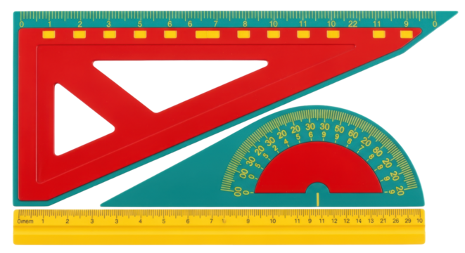 Isolated School Measuring Tools