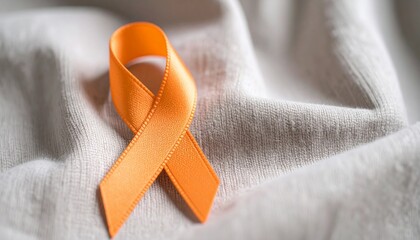 Orange Ribbon Symbol of Awareness and Support