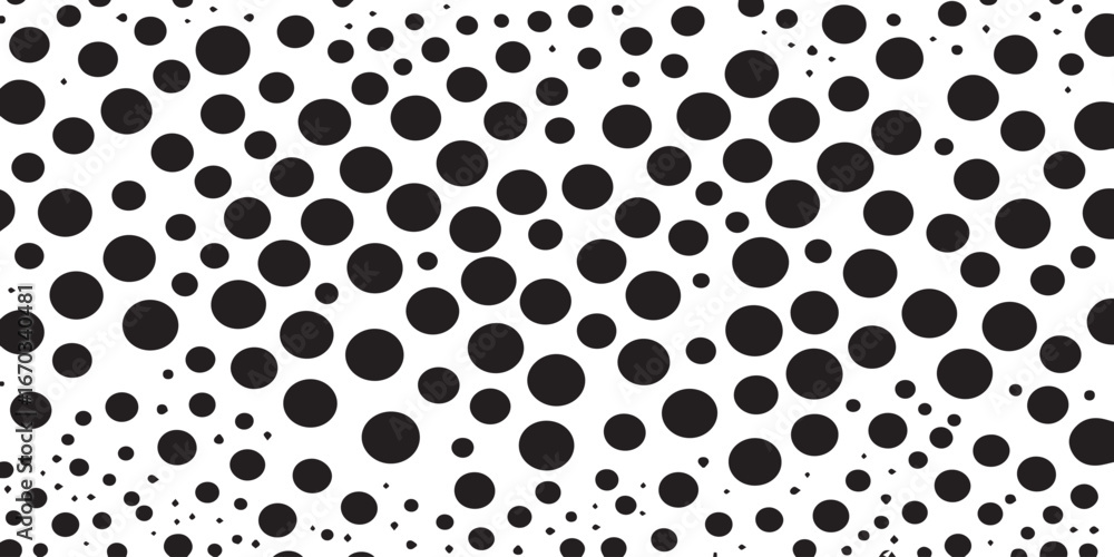 Poster minimal halftone black and white pattern abstract texture for background graphic design and vintage 
