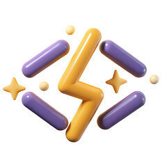 Code Brackets With Spark Programming Symbol Icon