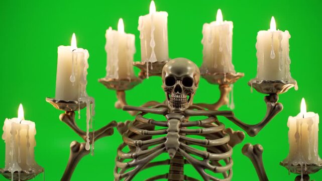 candles on a wooden background