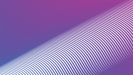 Purple Blue Stripes Curve Line Abstract Background for Modern Digital Art and Web Design
