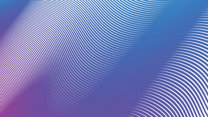 Purple Blue Stripes Curve Line Abstract Background for Modern Digital Art and Web Design