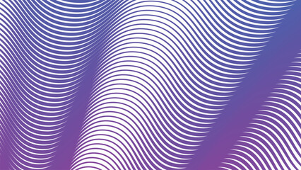 Purple Blue Stripes Curve Line Abstract Background for Modern Digital Art and Web Design