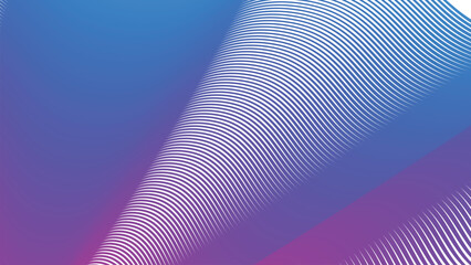 Purple Blue Stripes Curve Line Abstract Background for Modern Digital Art and Web Design