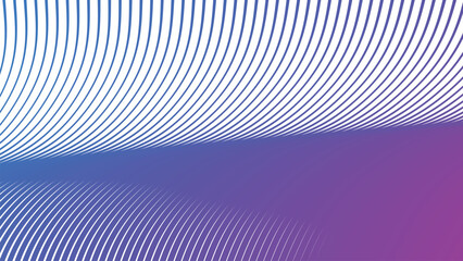 Purple Blue Stripes Curve Line Abstract Background for Modern Digital Art and Web Design
