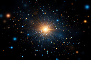 abstract background with stars