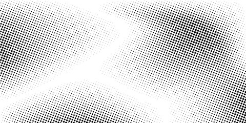 Grunge halftone gradient background. Faded grit noise texture. White and black sand wallpaper. Retro pixelated backdrop. Anime or manga style comic overlay. modern
