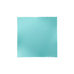 Fototapeta premium Minimalist Turquoise Square on Black Background for Abstract Art Composition