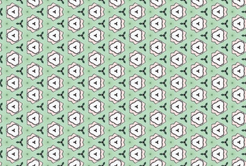 Fototapeta premium Seamless Fabric Tile Decoration Cloth Digital Texture Endless Perspective Shape Art Wallpaper Fashion Background Symmetric Visual Luxury Interior Geometric Textile Graphic Design Template Pattern.
