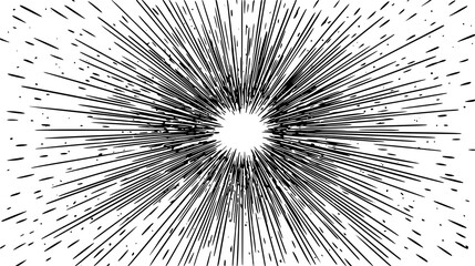 Dynamic Burst of Radiant Light in Golden Hues Creating an Abstract Background Effect