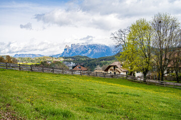 Aerial view of Ulten Valley, South Tyrol, Italy