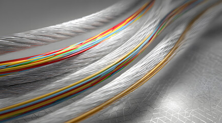 cable on white background