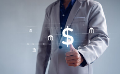Business touch on bank and international trading currency, dollar yuan yen euro and pound sterling sign. world economy money, transfer.Global currency exchange concept.