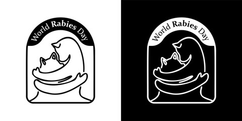 Protecting pets from rabies with a caring embrace