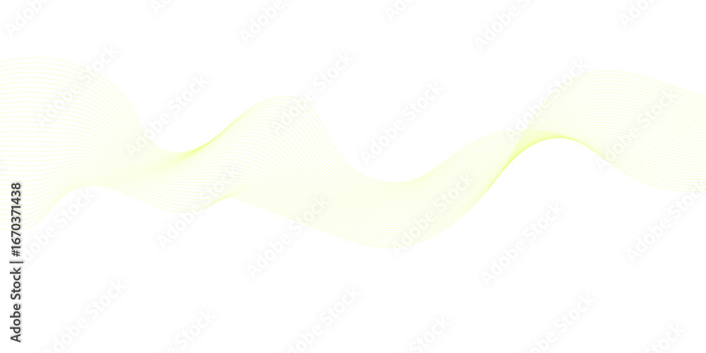 Aufkleber abstract technology lines on white background. undulate grey wave swirl, frequency sound wave, twist