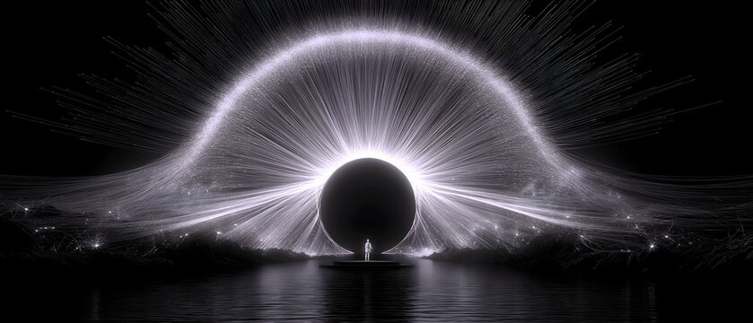 Greek Myth・Tartarus' Abyssal Stomach | Black Hole Vortex with Titan Limbs, Styx Tributaries, Furies' Torches in Vascular Nets, Bronze Gate Fragments