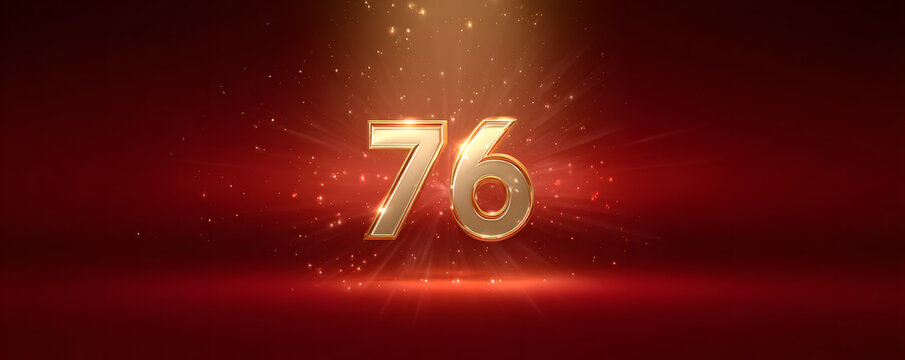 Red number 76