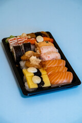 Assorted Sushi Platter Delicious Japanese Cuisine Selection