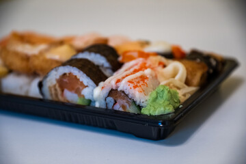 Delicious Sushi Platter Prepared for Your Meal