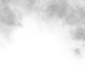 Fototapeta premium Transparent smoke trail forming a dynamic swirling pattern in mid-air. The vapor is detailed and semi-opaque, resembling a motorcycle exhaust. Useful for speed, motion, or fire effects.