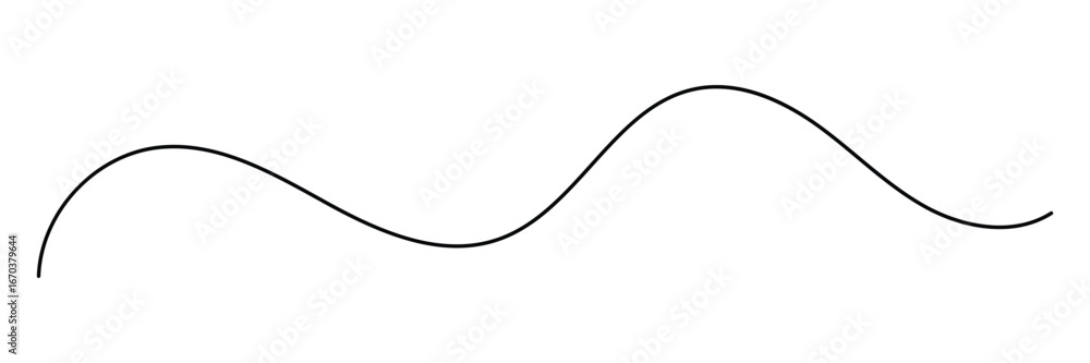Poster and drawn curve line vector set. abstract swirl and curve line. one continuous squiggle line. curve 