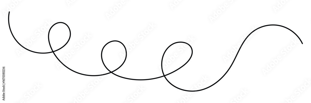 Poster curved single line. minimalist squiggle line. thin line wavy abstract background. seamless pattern d