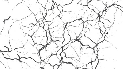 Granite abstract cracked lightning background texture. White plaster cracked old wall vintage design. 