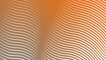 Orange Blue Stripes Curve Line Abstract Background for Modern Digital Design and Creative Poster