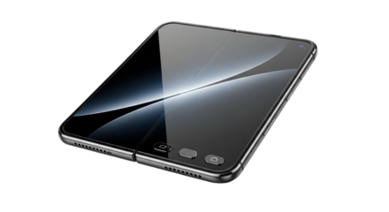 Foldable smartphone with protective screen